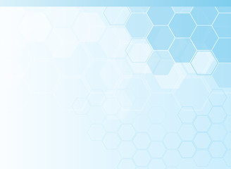 Abstract molecules medical background