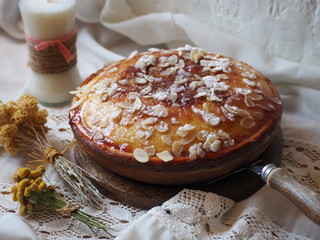 bizcocho de naranja y nueces