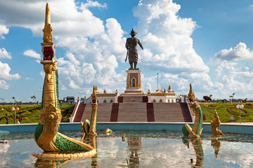 Chao Fa Ngum Statue in Vientiane