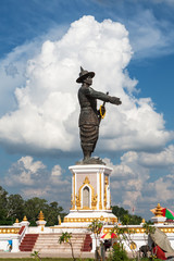 Obraz premium Chao Fa Ngum Statue in Vientiane