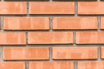 Obraz premium Orange brickwork. background.