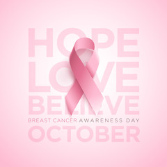 Breast Cancer Awareness Ribbon