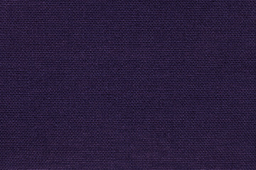 Navy blue background from a textile material with wicker pattern, closeup.