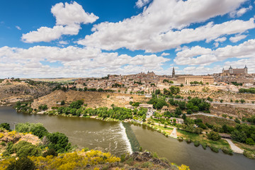 Fototapeta na wymiar Toledo, beside the Tagus Rive, Spain