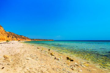 Coastline of the Black Sea, Crimea.