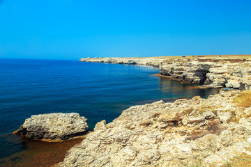 Coastline of the Black Sea, Crimea.