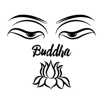 The symbol of Hinduism, Buddhism, spirituality icon. Tattoo, illustration. Vector illustration EPS10