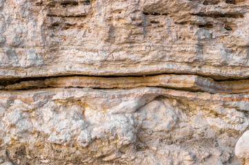 Texture of rock, stone, crack in stone