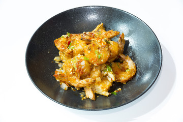 Jumbo shrimp in spices