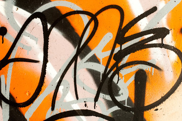 Street art - graffiti on the wall