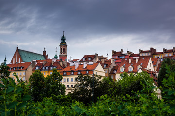 Obraz premium Old town in Warsaw, Poland