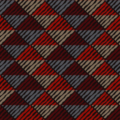 Ethnic boho seamless pattern. Scribble texture. Retro motif. Textile rapport.