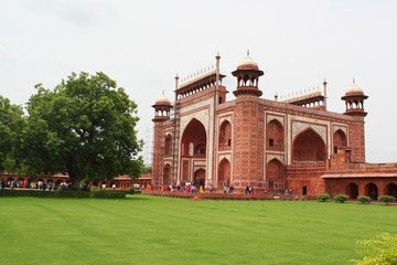 Obraz premium Main Entrance to Taj Mahal - Monument of love, Agra India