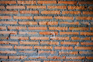Red brick wall background