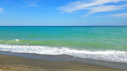 Mare dopo la tempesta - verde e mosso