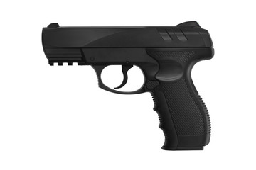 Pistol isolated on white