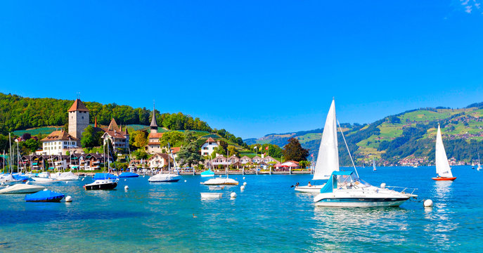 Spiez am Thunersee, Schweiz