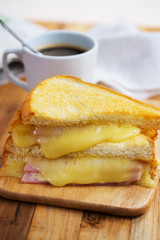 ham cheese sandwich for breakfast