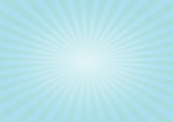 Abstract soft light Blue Green rays background. Vector