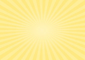 Fototapeta premium Abstract soft Yellow rays background. Vector