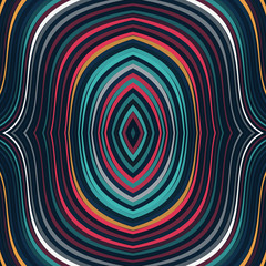 Colorful geometric seamless patterns. Vector illustration.