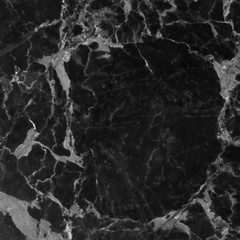 Black marble patterned texture background.