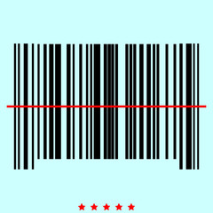 The barcode  it is color icon .