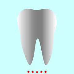 Tooth  it is color icon .