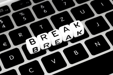 Break symbol on keyboard