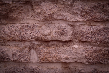 Stone bricks dark brown background image