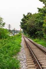 Obraz premium Railway : 鉄道・レール