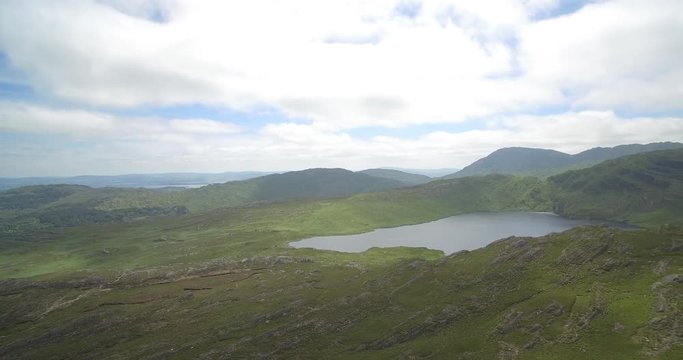 Aerial, Barley Lake, County Cork, Ireland - Native Version