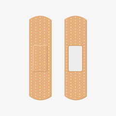 Aid band. Vector. 
