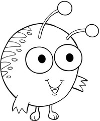 Cute Monster Vector Illustration Art