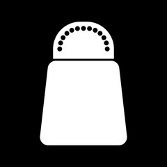 Salt or pepper white color icon .