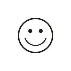 Obraz premium Smile sign. Vector.