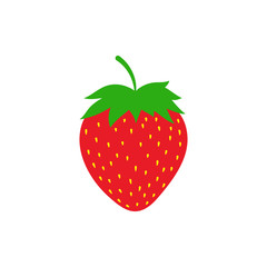 Strawberry. Vector.