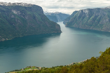 Obraz na płótnie Canvas Norwegian nature with a fjord