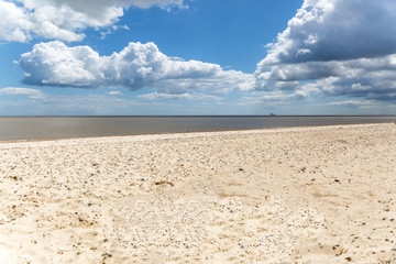 Beautiful scenery of a Norfolk beach, England
