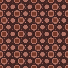 Vintage textile, Seamless pattern inspired by retro style