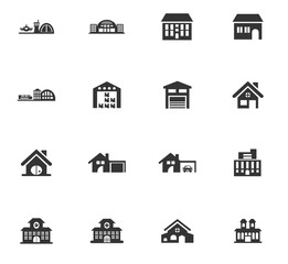 Building icons set