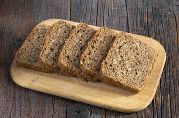 Rye bread with seeds