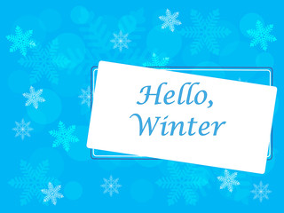 Winter vector picture