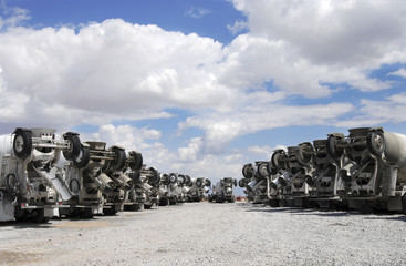 concrete mixing trucks