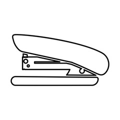 Stapler black color icon .