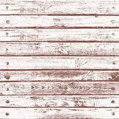 Wooden planks overlay texture for your design. Wood texture backdrop. Shabby chic background. Vector illustration. Isolated on white background