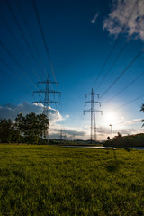 Hochspannungsleitungen