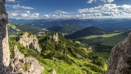 Hofpürglhütte vom Klettergarten