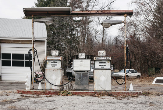 Abandoned Rural Gas Station
