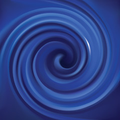 Vector background of cobalt swirling water texture
